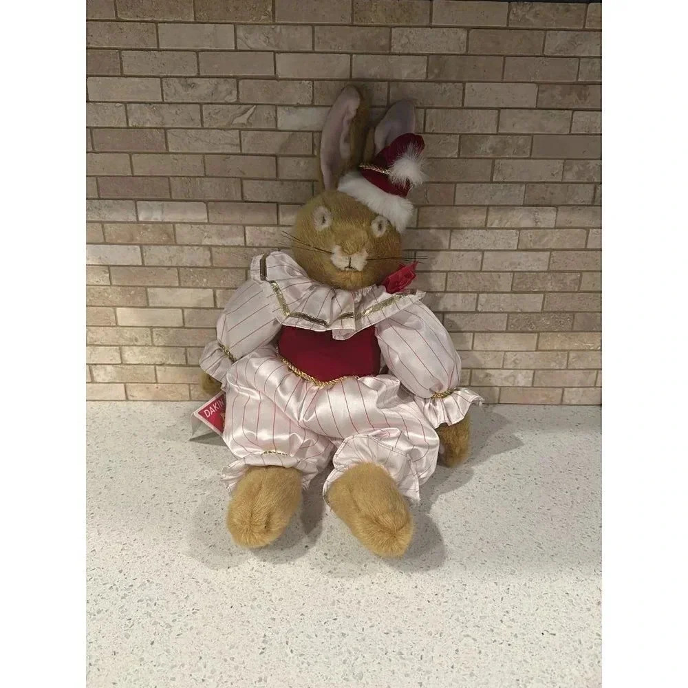 Vintage Dakin Jester bunny Plush b29